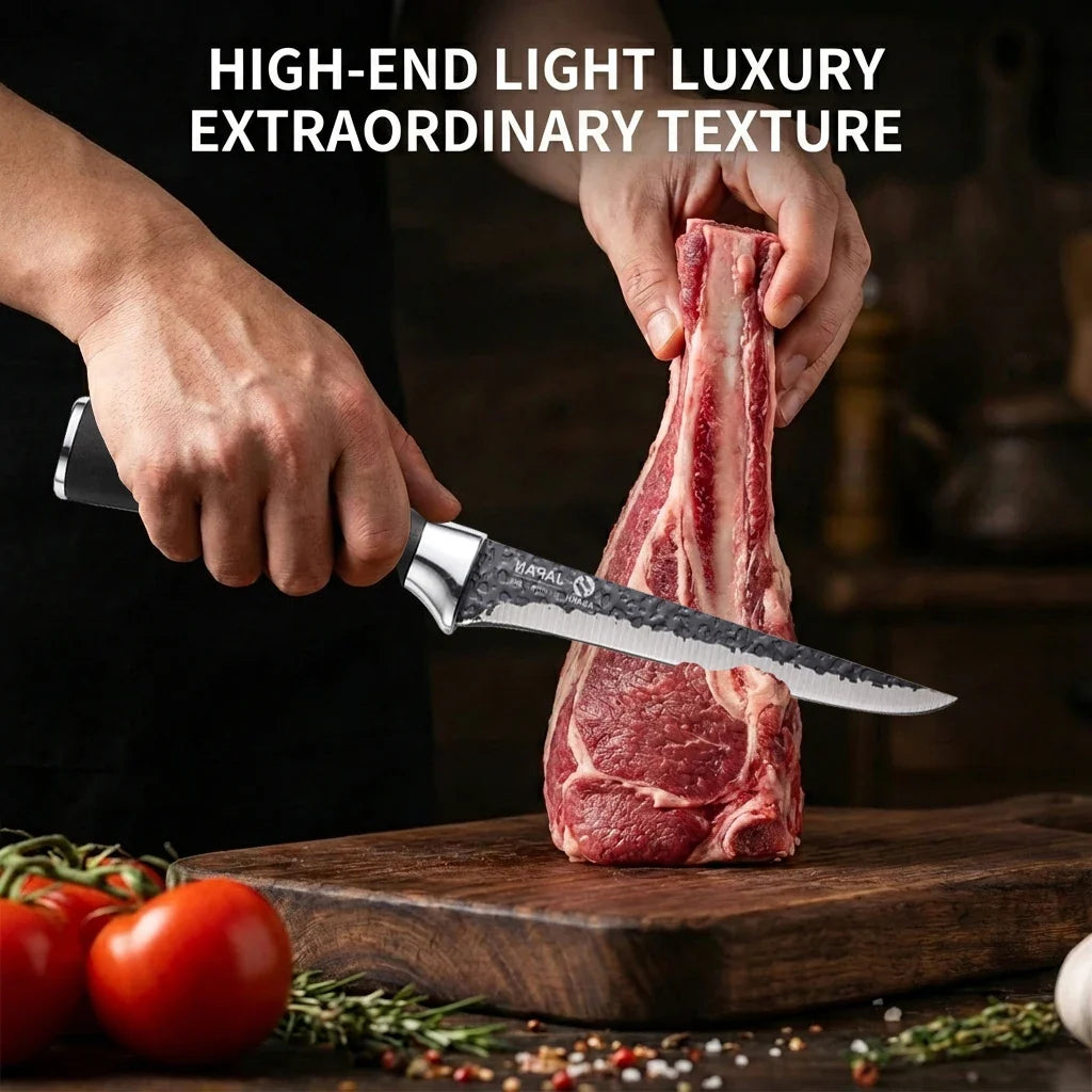 Professional Forged Stainless Steel Chef's Knife – 14.5cm Blade