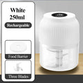 HOMEFISH 250ml Mini Electric Garlic & Vegetable Chopper