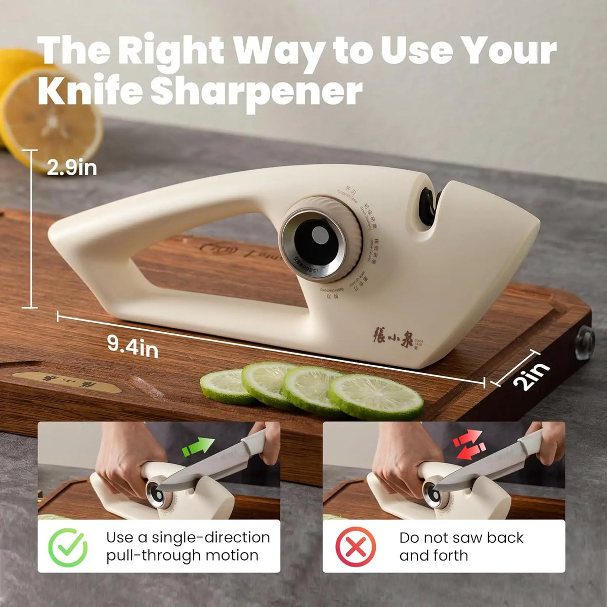 5-in-1 Knife Sharpener – Tungsten, Diamond & Ceramic 5-Stage