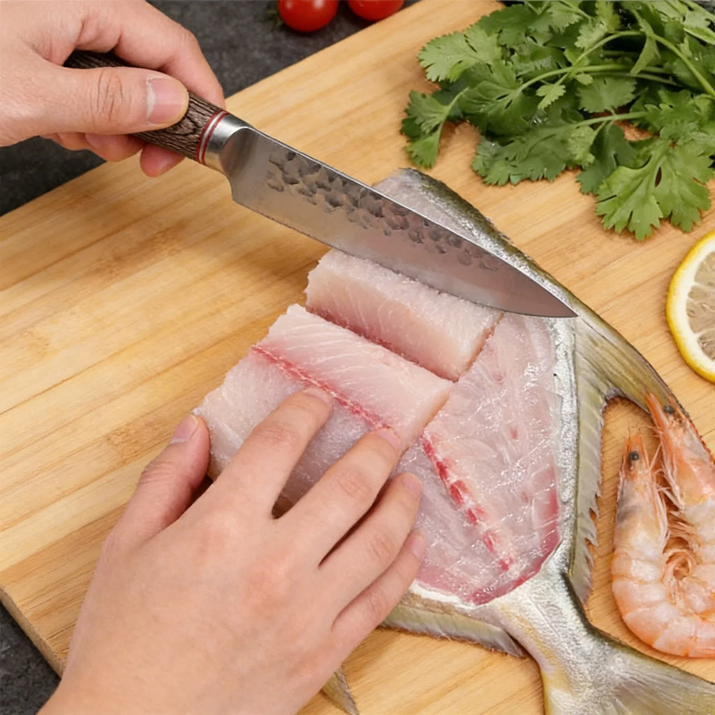 Forged Steel Kitchen Knife – Chef, Paring & Cleaver Knife