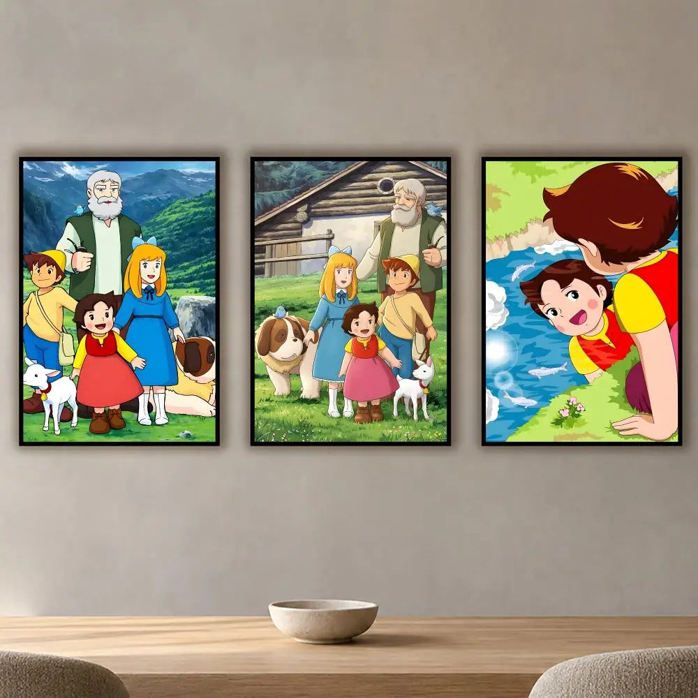 Heidi Girl of the Alps Poster – HD Waterproof Wall Stickers