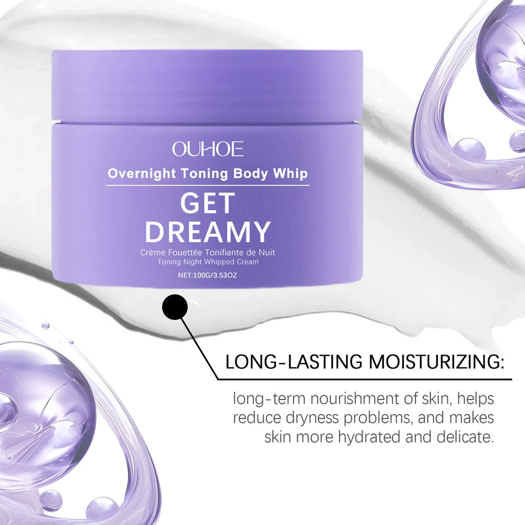 KOEC Overnight Toning Body Cream – Shea Butter & Lavender 100ml