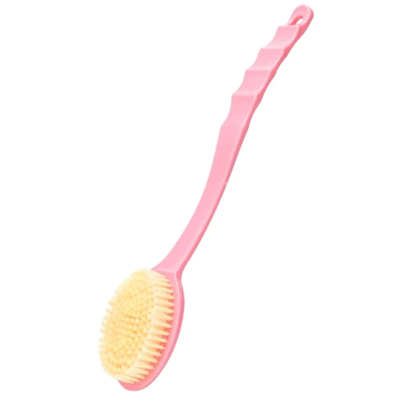 Long Handle Bath Brush – Soft Body Scrubber & Exfoliator