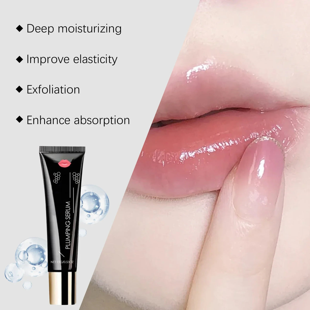 Moisturizing Lip Oil – Nourish, Smooth & Soothe Lips | 15g