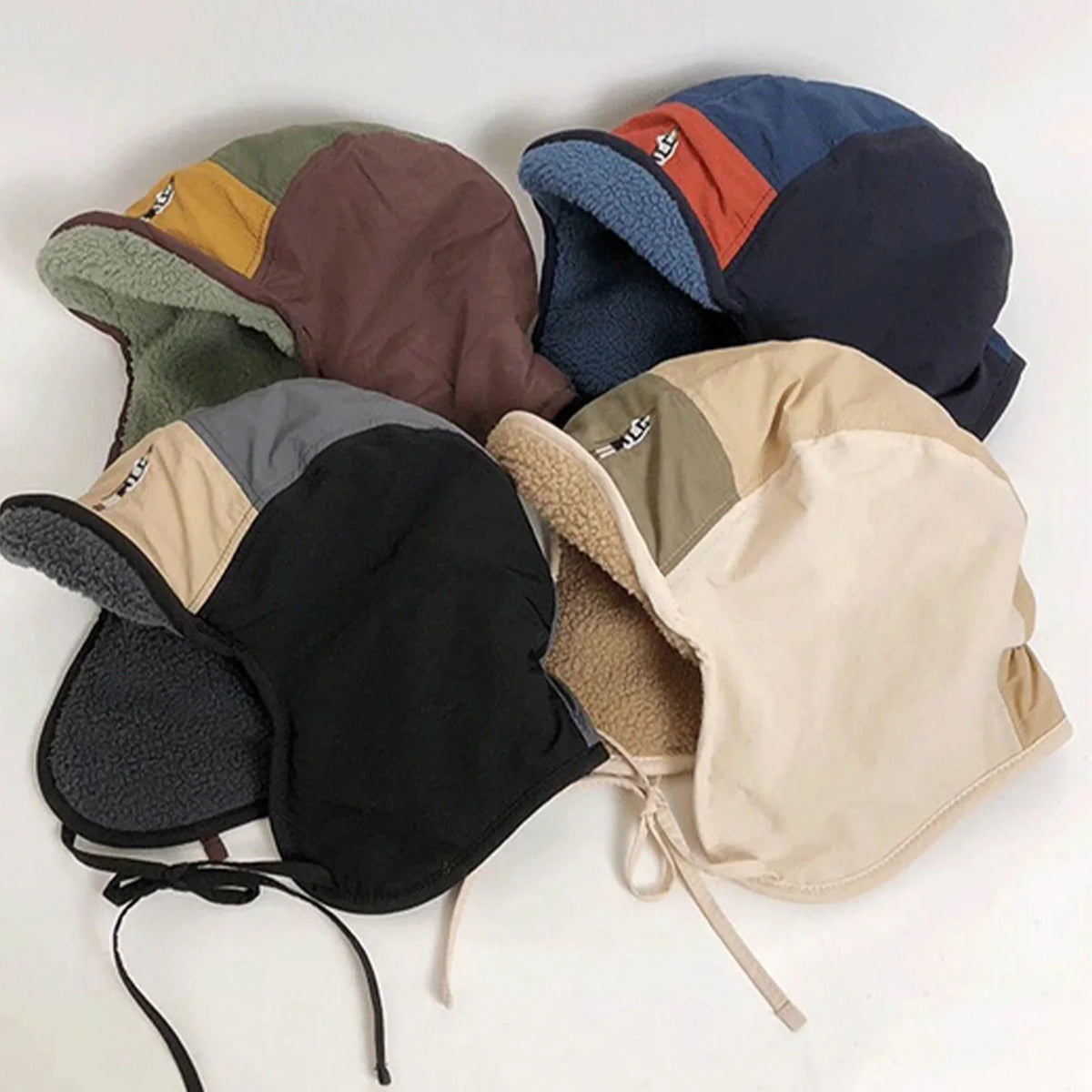 Plush Winter Hat with Earflaps – Windproof Unisex Thermal Cap