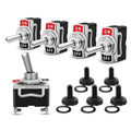 5-Pack SPST Rocker Toggle Switch 15A 250V Waterproof | Car Boat