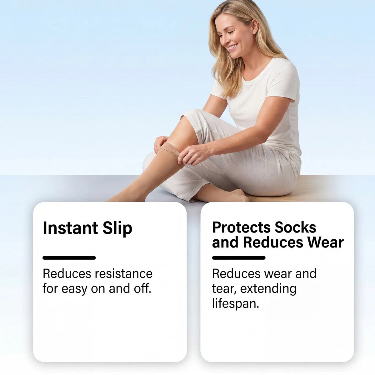 OceAura Sock Donning Aid Spray – Anti-Friction, Non-Oily 100ml