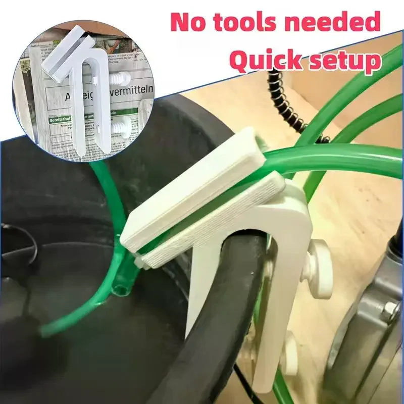 Adjustable Plastic Hose Clamp | Heavy Duty Pipe Mounting Clip