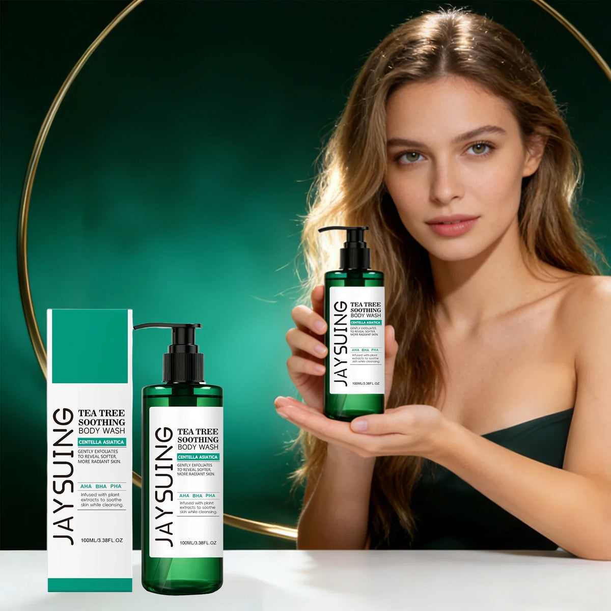 Centella Tea Tree Body Wash – Nourishing Shower Gel 100ml