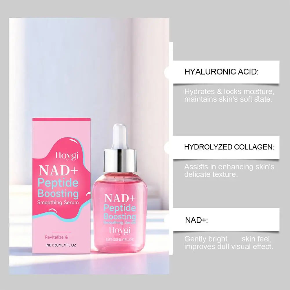 NAD+ Peptide Face Serum – Hyaluronic Acid Brightening Glow