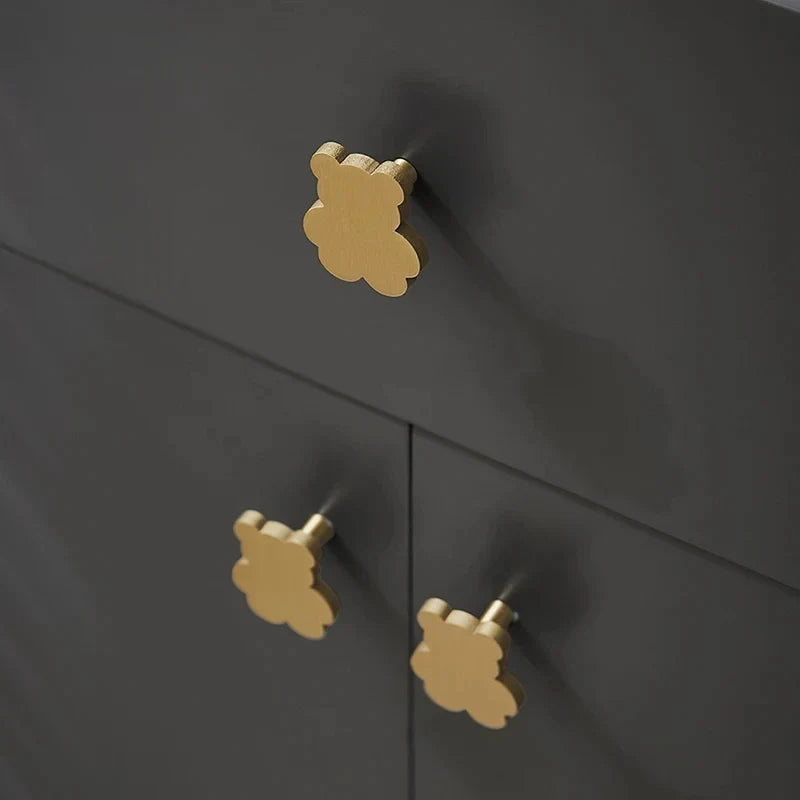 Brass Gold Cabinet Drawer Knobs – Single Hole Furniture Hardware