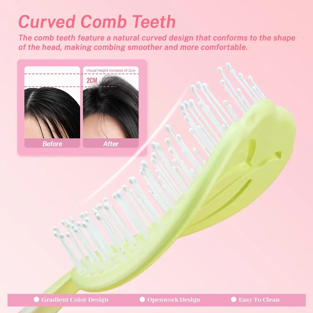 Gradient Tulip Hollow Air Cushion Comb – Dry & Wet Hair