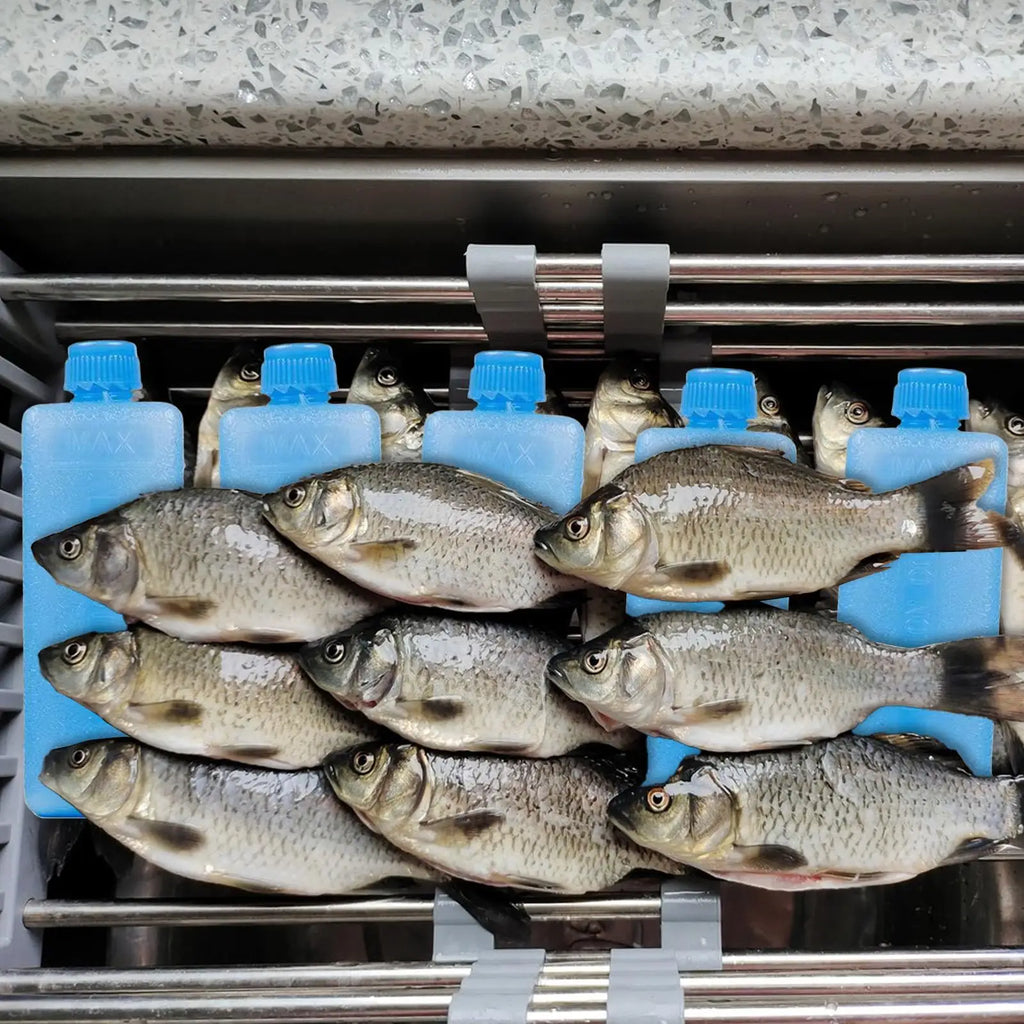 8-Pack Reusable PE Ice Packs | Long-Lasting Cooler Cooling