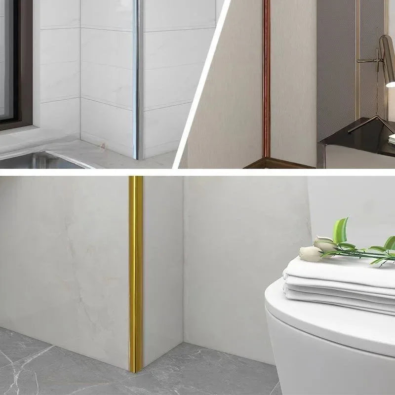 Peel & Stick Mirror Wall Trim Strips | Corner Molding Decor