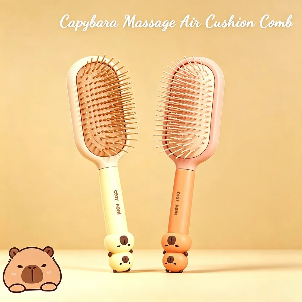 Cartoon Airbag Cushion Comb – Detangling & Anti-Static for Girls