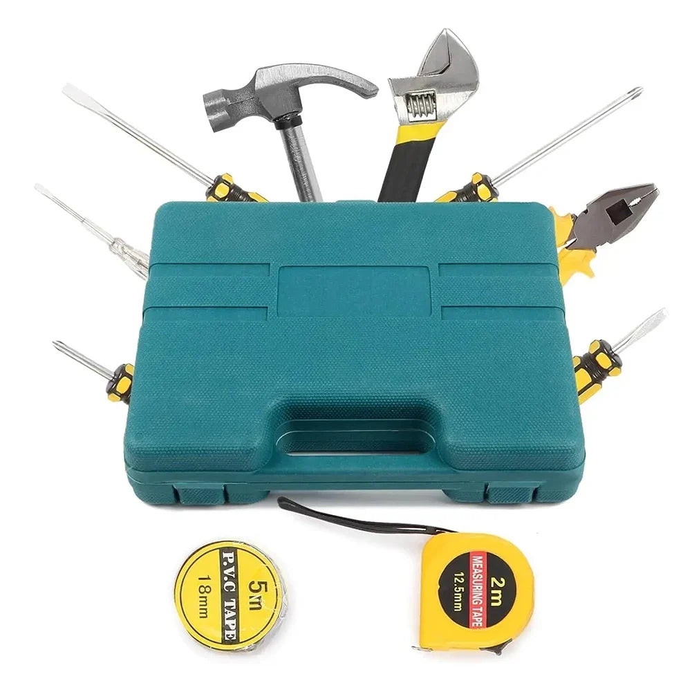 12-Piece Home Tool Set with Case | Portable Essential Kit