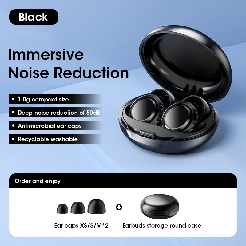 Silicone Earplugs 32dB Noise Blocking – Sleep, Travel & Concerts