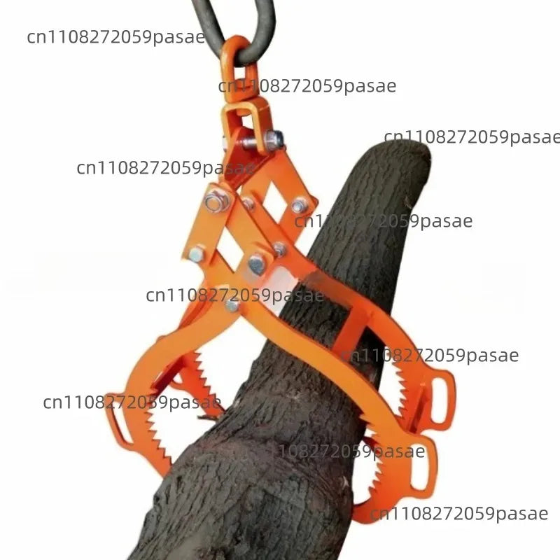 4-Claw Anti-Skid Log Lifting Tongs – Heavy-Duty Wood Clamp
