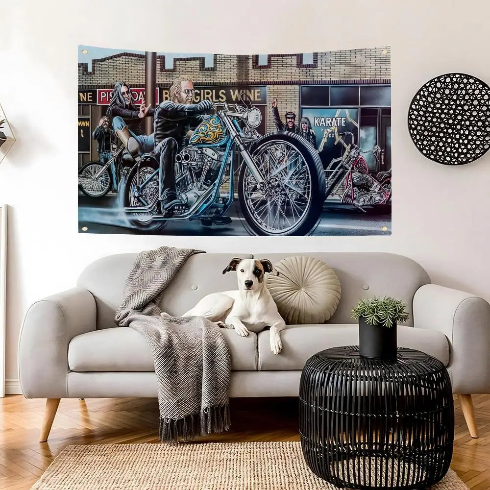 Easy Rider Movie Wall Flag – Indoor & Outdoor Art Banner