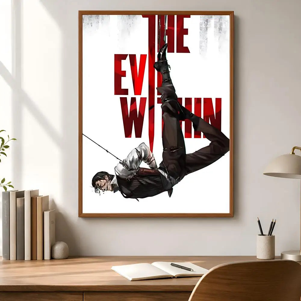The Evil Within Poster – Self-Adhesive Waterproof Wall Art