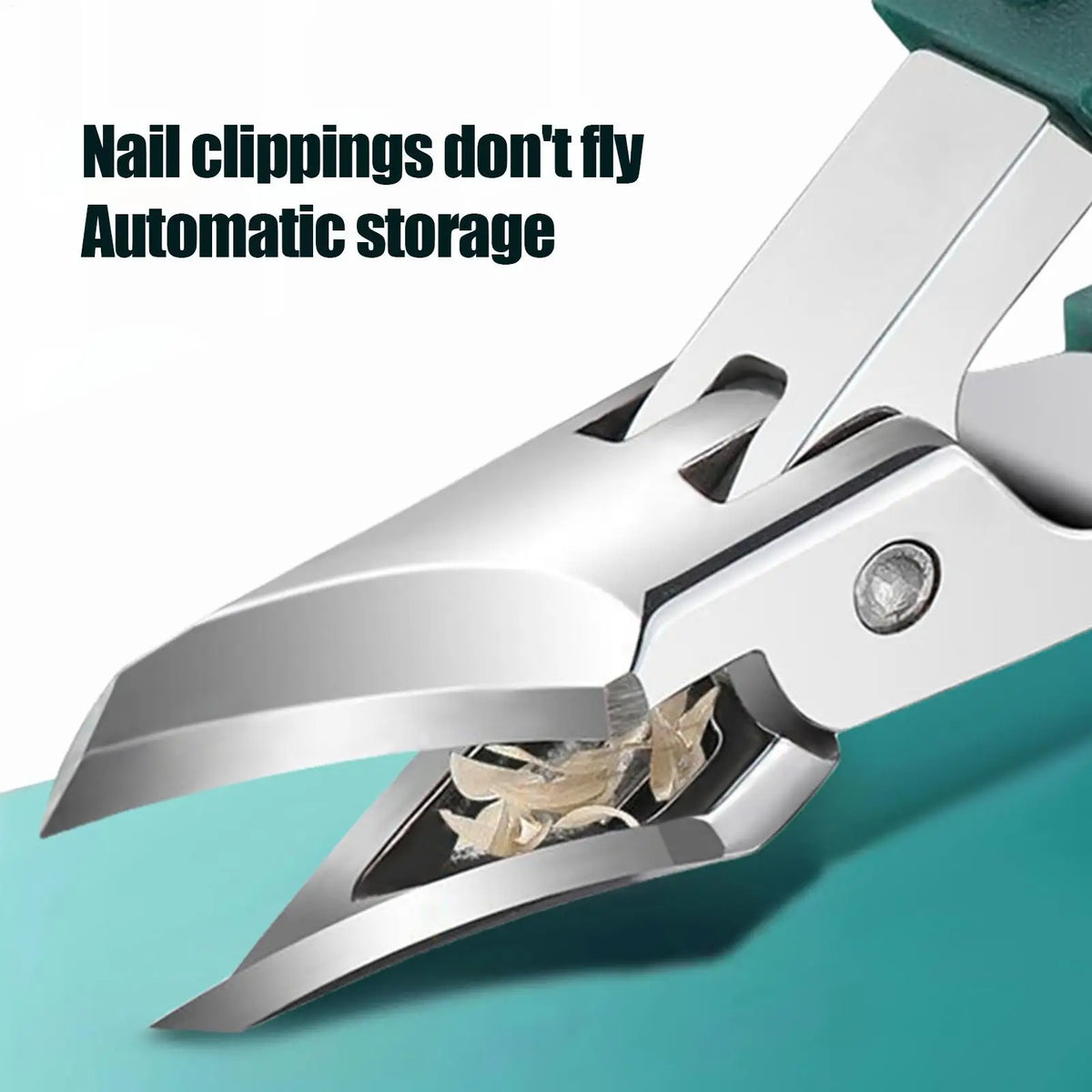 Heavy Duty Slanted Toenail Clipper for Thick Nails | Anti-Splash