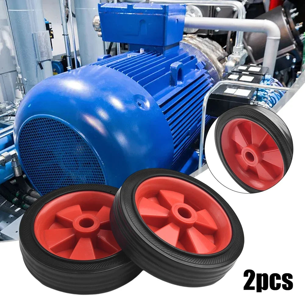 2-Pack 5/6" Air Compressor Replacement Caster Wheels Non-Slip