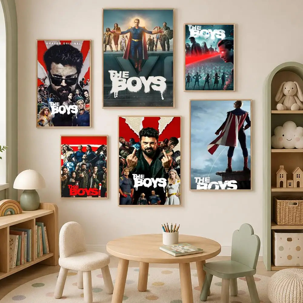 The Boys TV Series Self-Stick HD Wall Poster – Waterproof Art