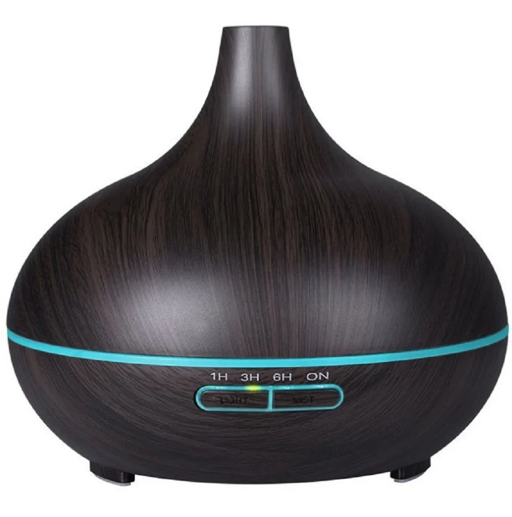4-in-1 Humidifier Starry Projector Aromatherapy Diffuser & Flame Light