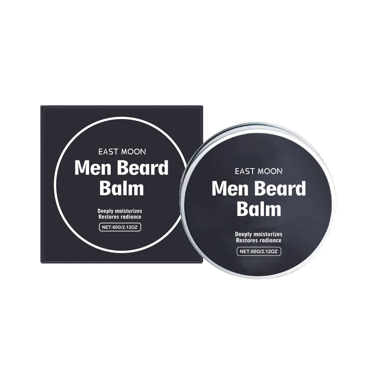East Moon Beeswax Beard Balm – Moisturizing & Softening 60g