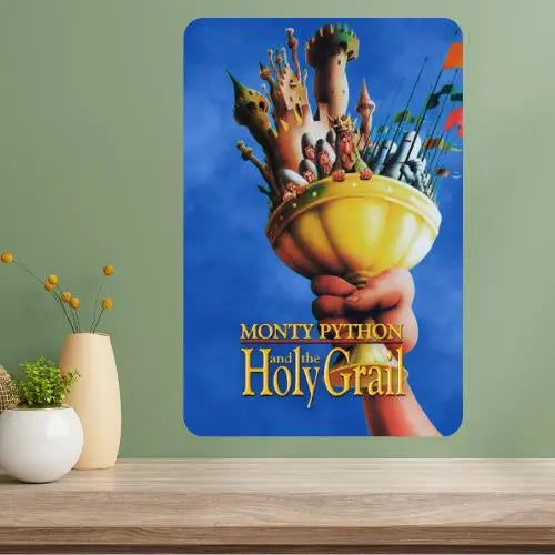 Monty Python Holy Grail Metal Movie Poster Sign | 3 Sizes