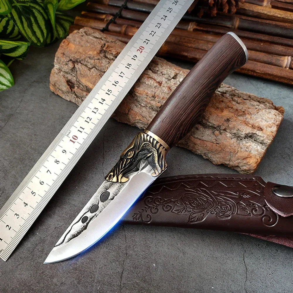 InLeung Forged Boning Knife – 10" Stainless Steel Chef Knife