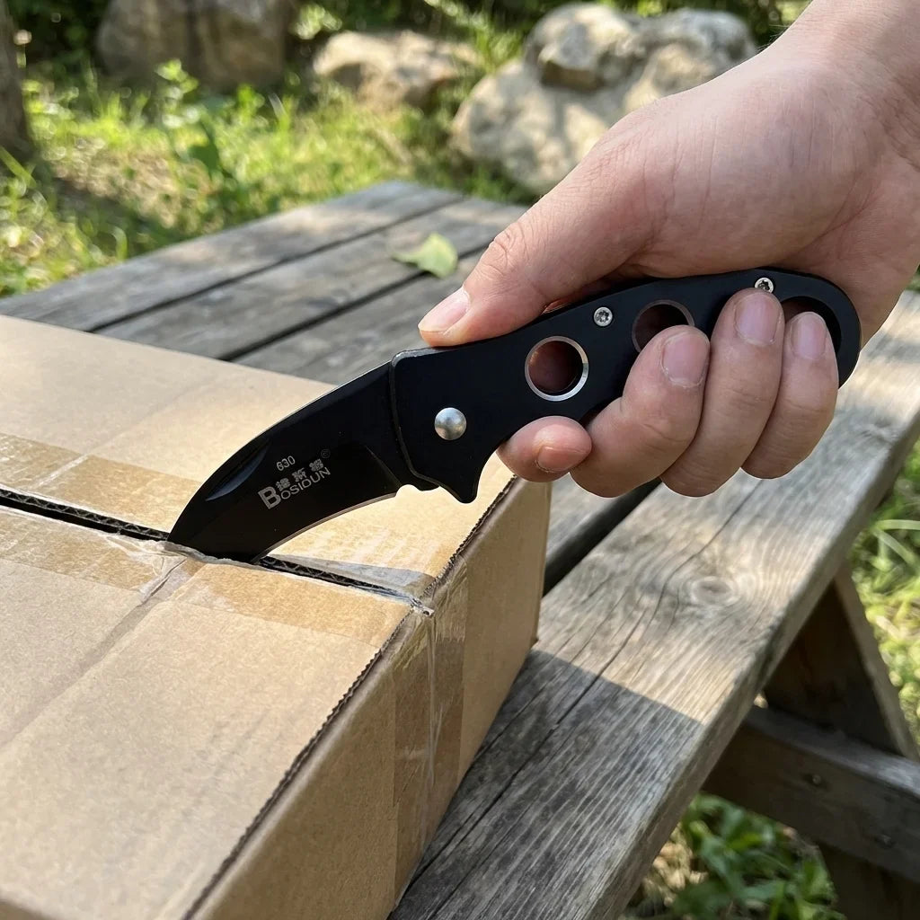 Folding Stainless Steel Multi-Purpose Camping & Fruit Knife