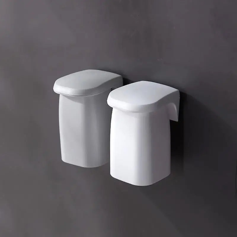 Japanese Minimalist Magnetic Mouthwash Cup Wall Mounted Toothbrush