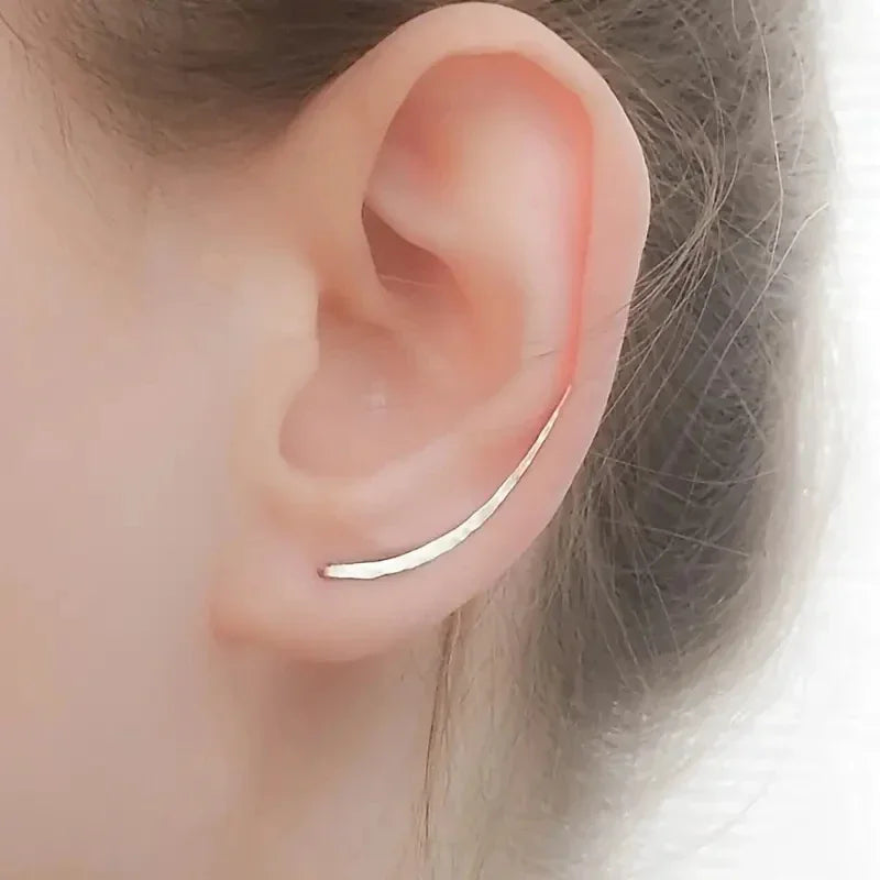 Huitan Geometric Drop Hook Earrings – Women's Fashion Jewelry