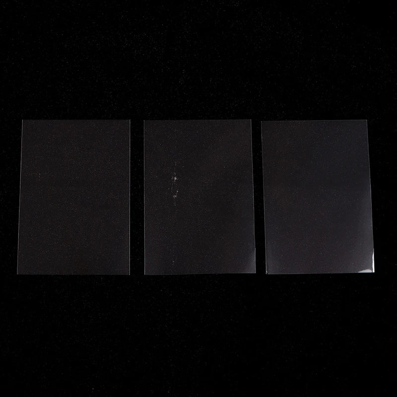 100 PCS Transparent Card Sleeves 9×6cm | PVC Card Protectors