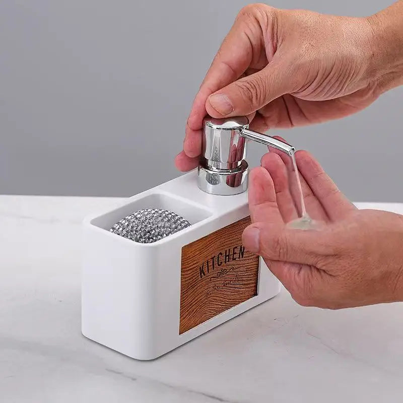 Refillable Soap Dispenser with Cleaning Ball | Kitchen & Bath