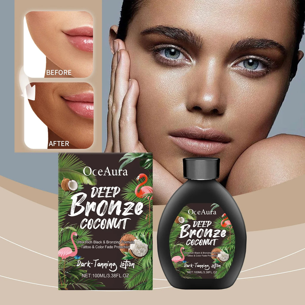 OceAura Coconut Self Tanning Lotion | Bronze Glow Bronzer