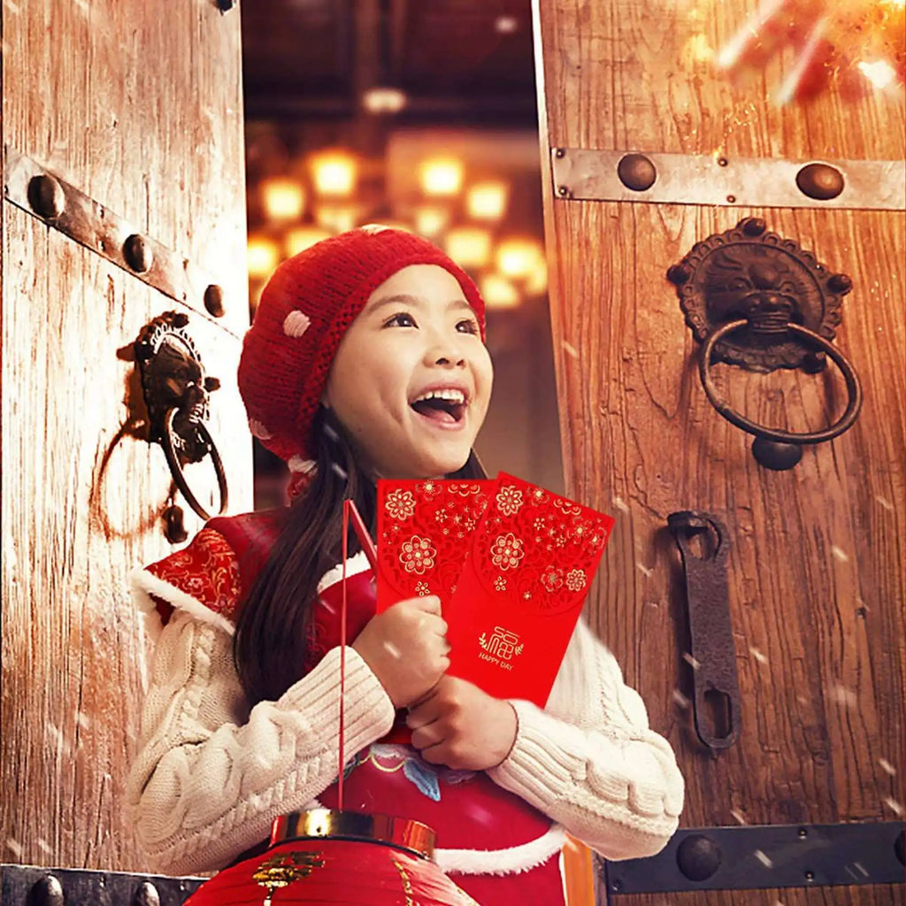 A36T- Chinese Year Red Envelopes Lucky Money Spring Festival Packet