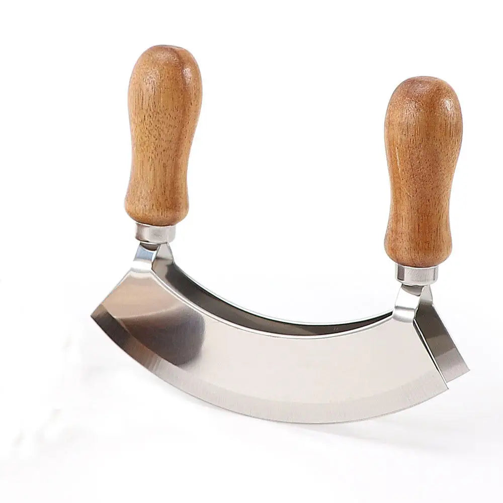 Wood Handle Double-Sided Cheese & Vegetable Cutter