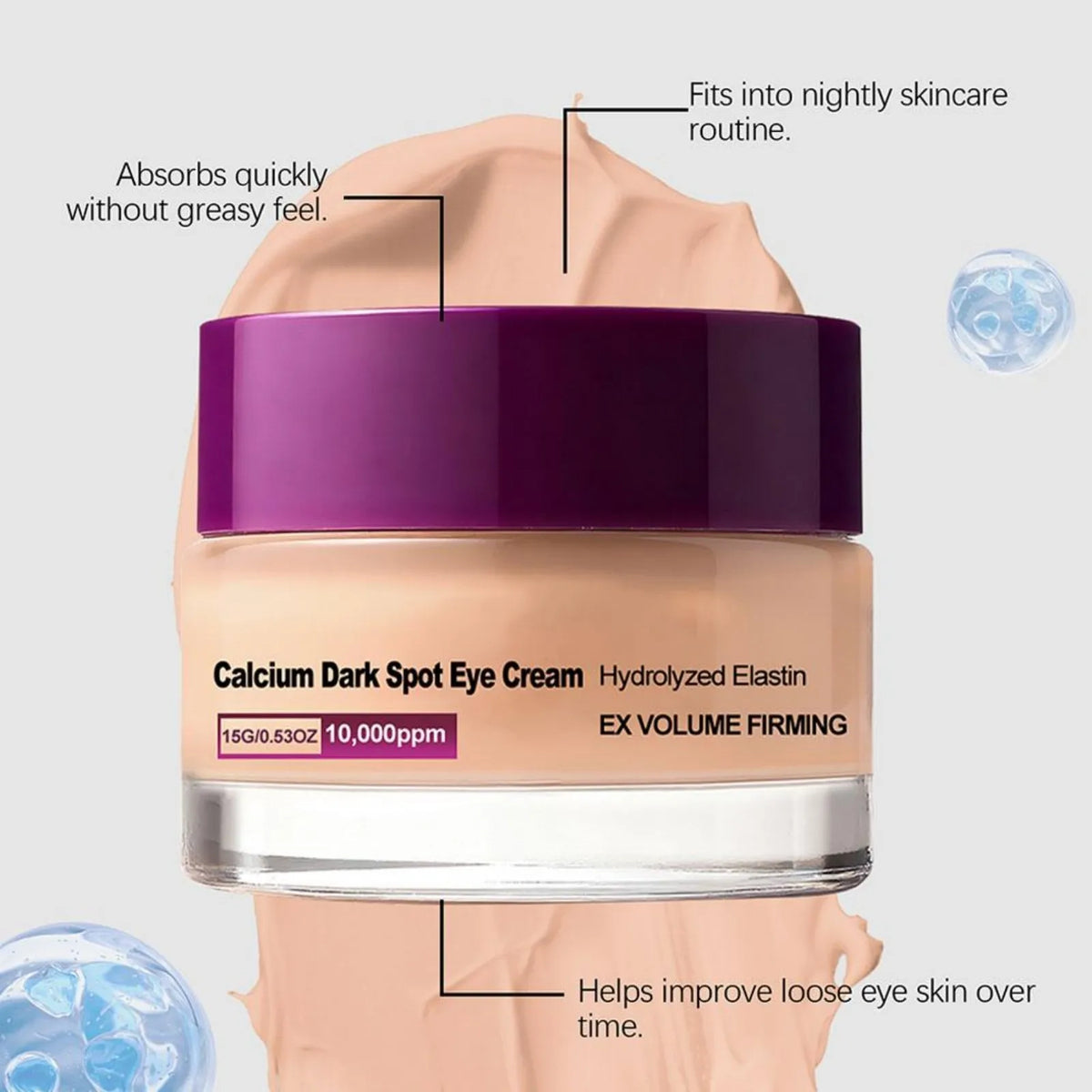 Calcium Eye Cream – Brightening, Firming & Hydrating Under-Eye