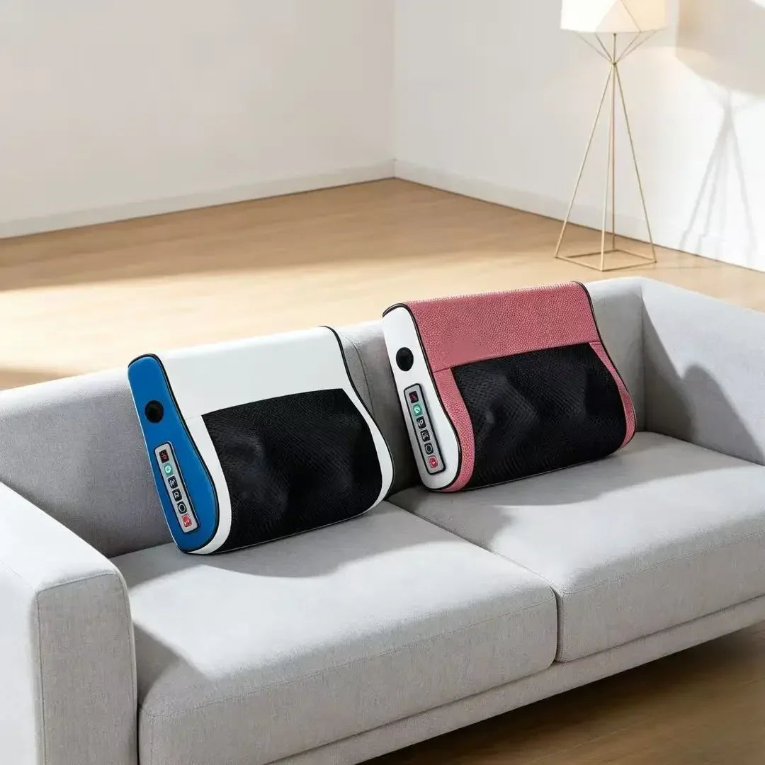 Multifunctional Kneading Massage Pillow – Neck, Back & Waist