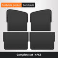 Magnetic Retractable Car Window Sun Shade Curtain + Storage Bag