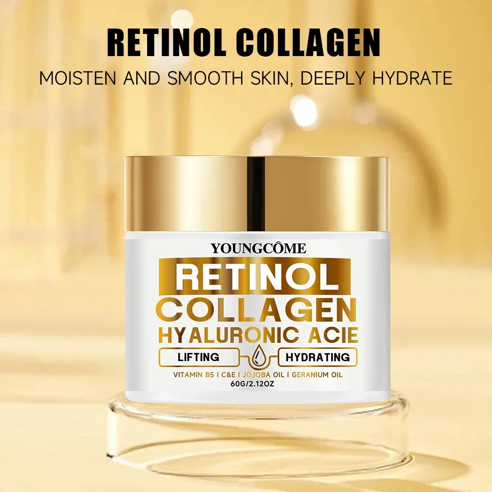 YOUNGCOME Retinol Face Cream – Collagen & Hyaluronic Acid