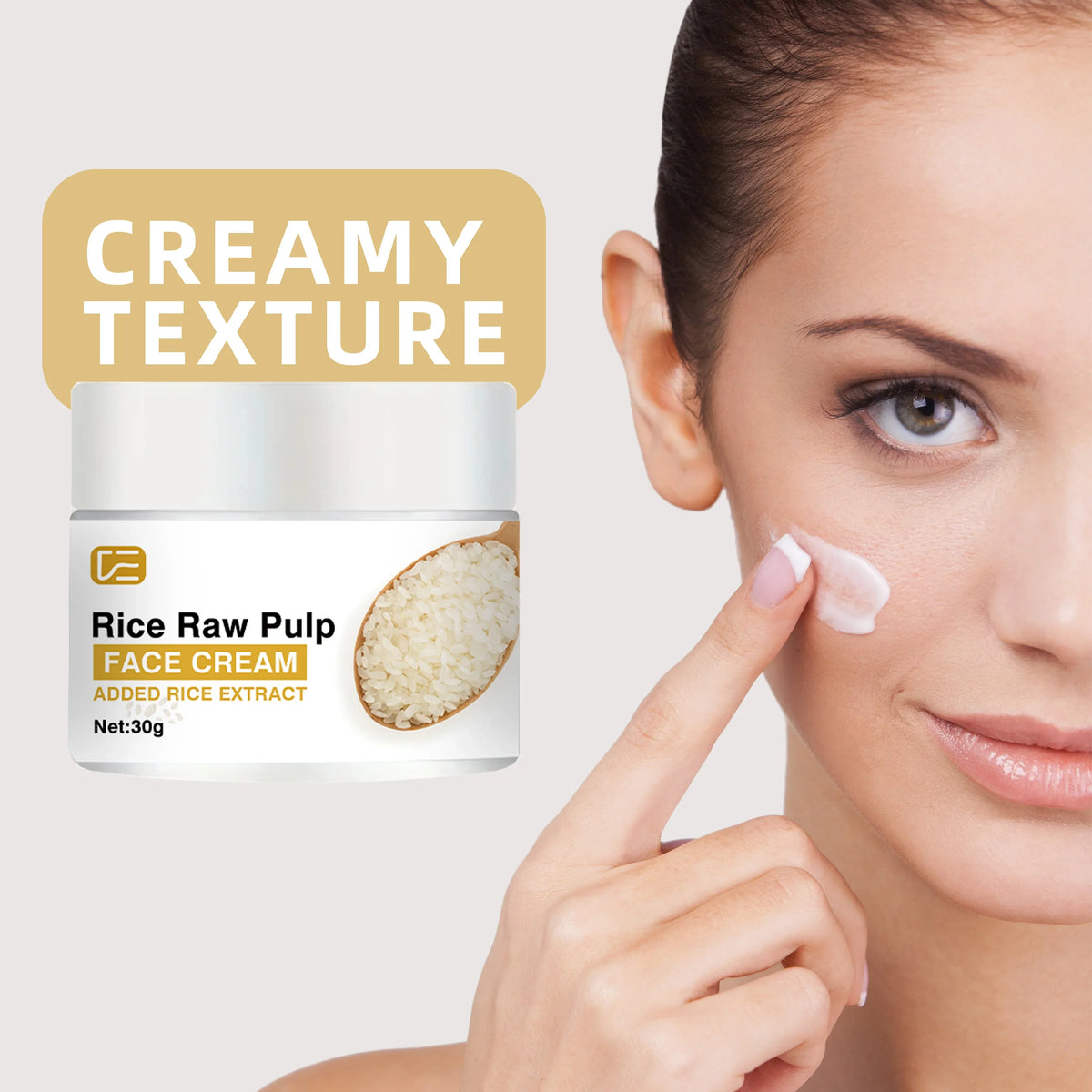 Veérenae Rice Raw Pulp Face Cream – Fast-Absorbing Moisturiser