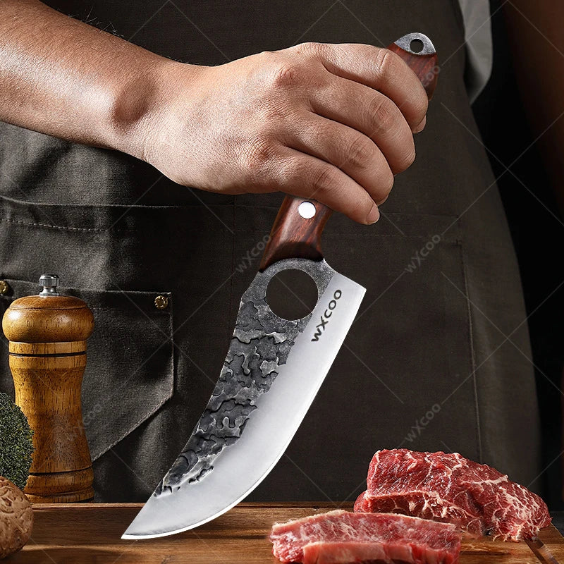 WXCOO Hand-Forged Japanese Chef's Knife – Multipurpose 14.5"