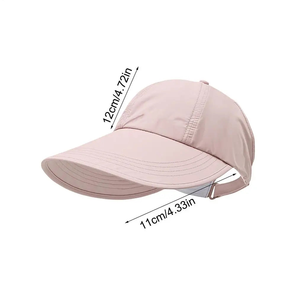 Wide Brim UV Sun Hat – Breathable Adjustable Unisex Outdoor Cap