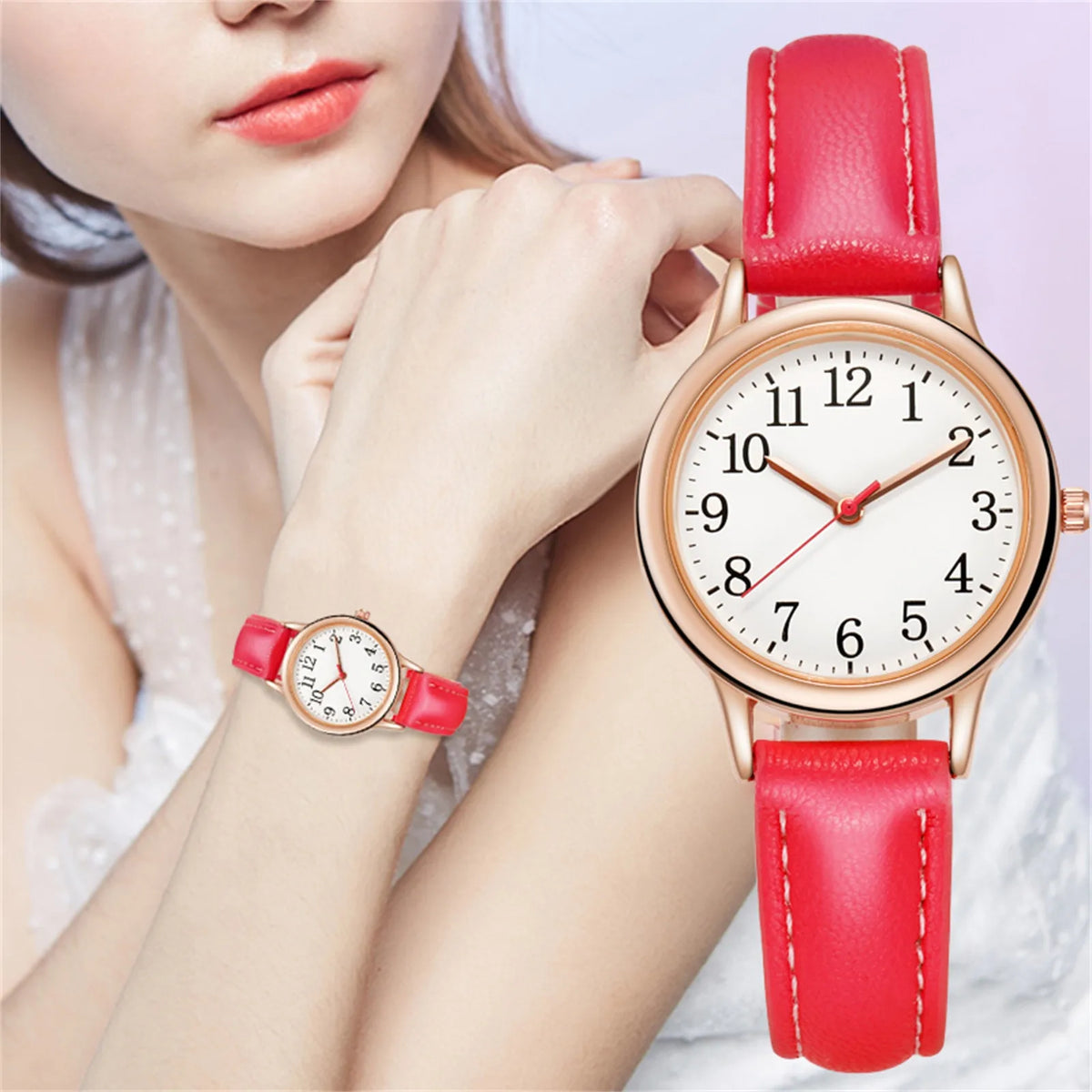 Women's Quartz Watch | Japanese Movement & Leather Strap