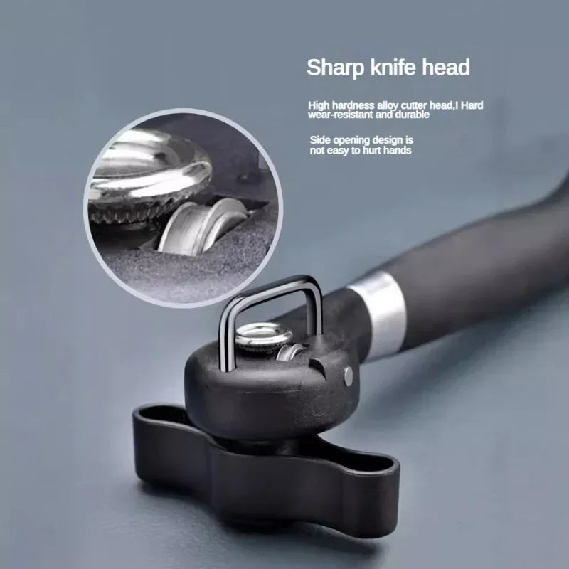 Safe Cut Smooth Edge Can Opener – Stainless Steel Handheld