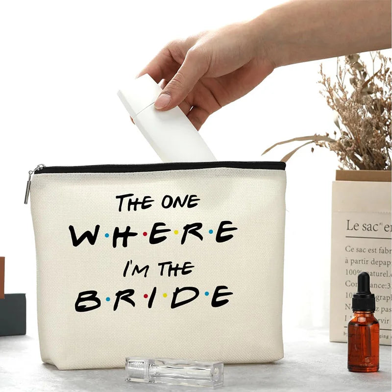 "The One Where I'm the Bride" Friends Bridal Makeup Bag Gift