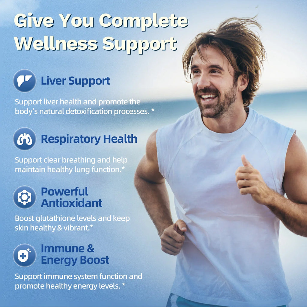 Liposomal NAC Supplement Drops 30ml – Milk Thistle, Liver & Lung Support